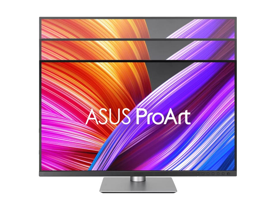 Khả năng nâng hạ chiều cao 130mm trên chân đế công thái học ASUS ProArt 32 inch