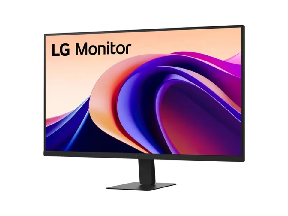 Chân đế chữ L tối giản trên màn hình LG 32U631A-B