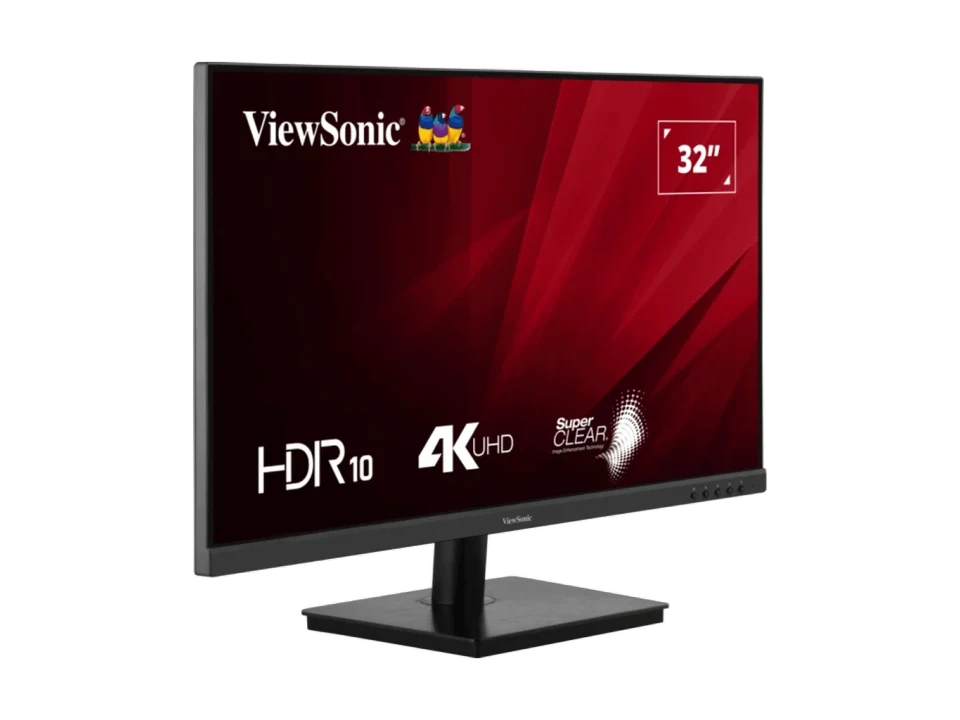 Góc nhìn nghiêng 45 độ màn hình ViewSonic VA3208-4K-MHD